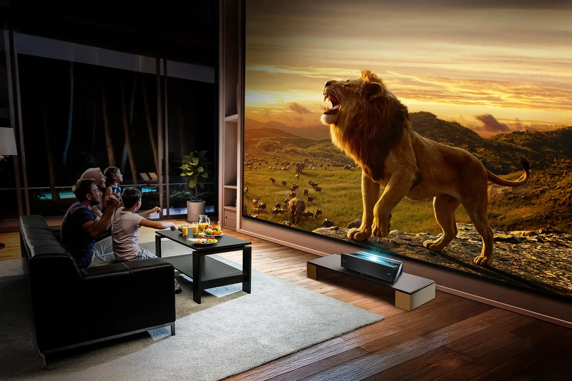 Laser TV hoarding design Dubai