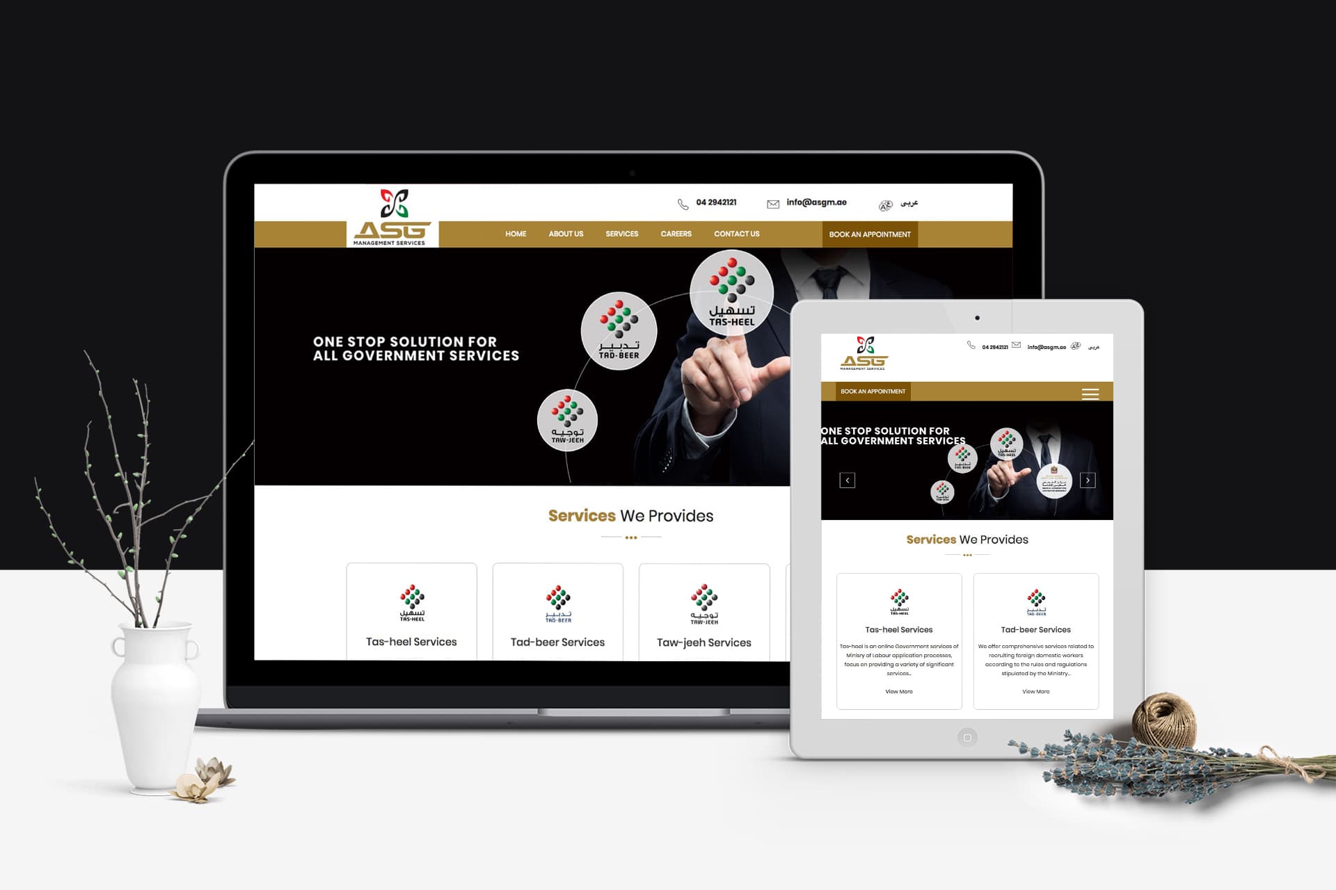 Responsive website design Dubai