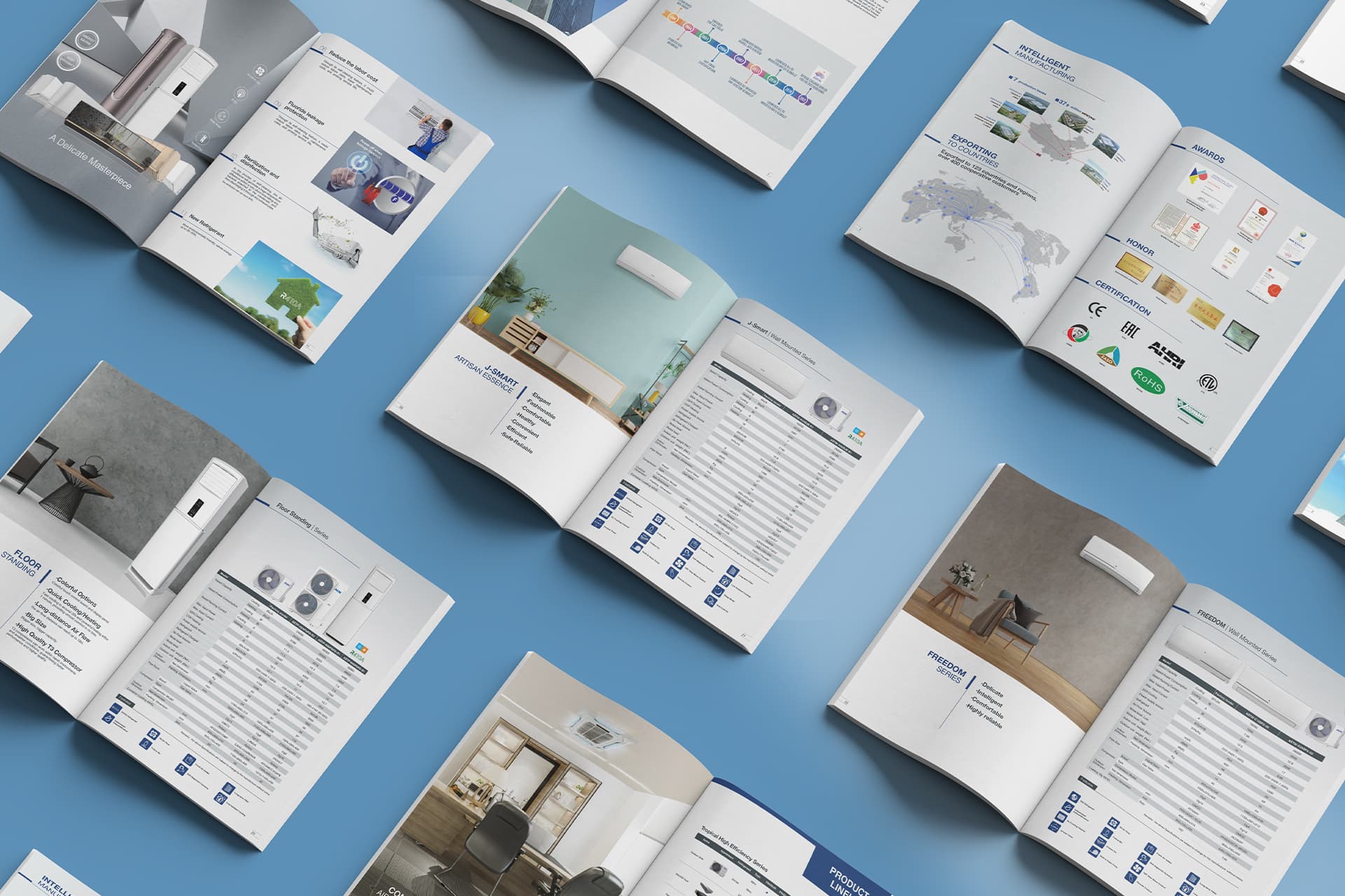 AUX brochure design Dubai