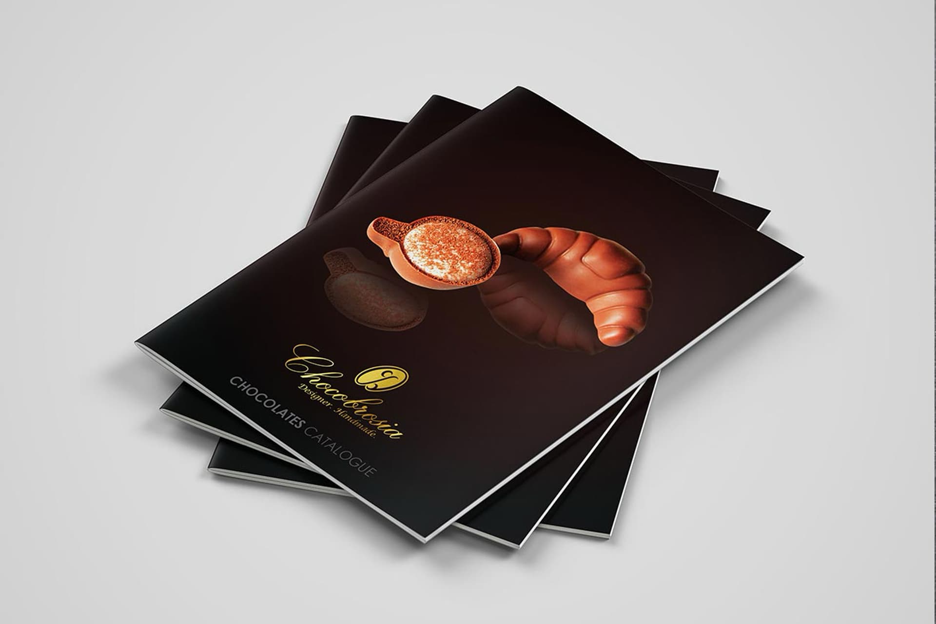 Chockobrosia chocolate catalogue design Dubai