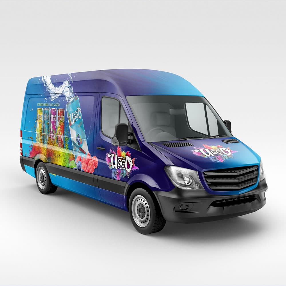 Uggo Drinks van branding Dubai