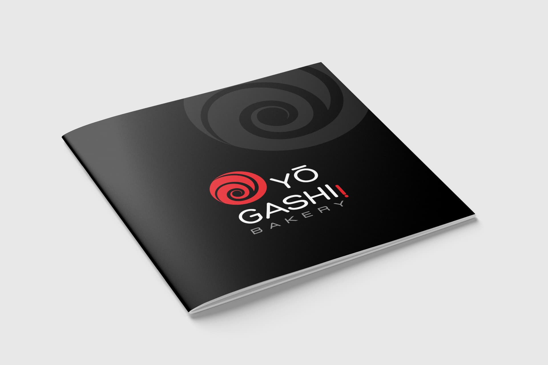 Yogashi bakery company profile design Dubai